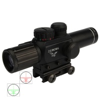 4X25EG Rifle Scope Illuminated Rangefinder Reticle with Red Laser