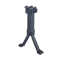 Tactical Foregrip / Bipod with 2" Picatinny Rail Black