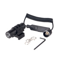 Multi-function LED flashlight with Angled Offset Ring Mount for rifles