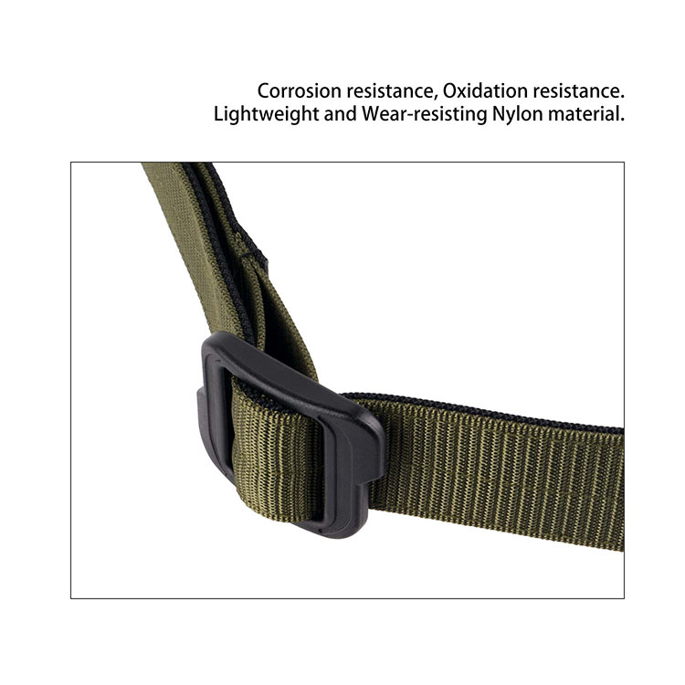Best Quality Tactical Military Belt with Plastic Buckle Green 