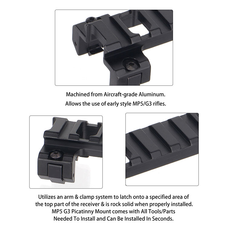 Claw Picatinny Mount for MP5/HK G3 