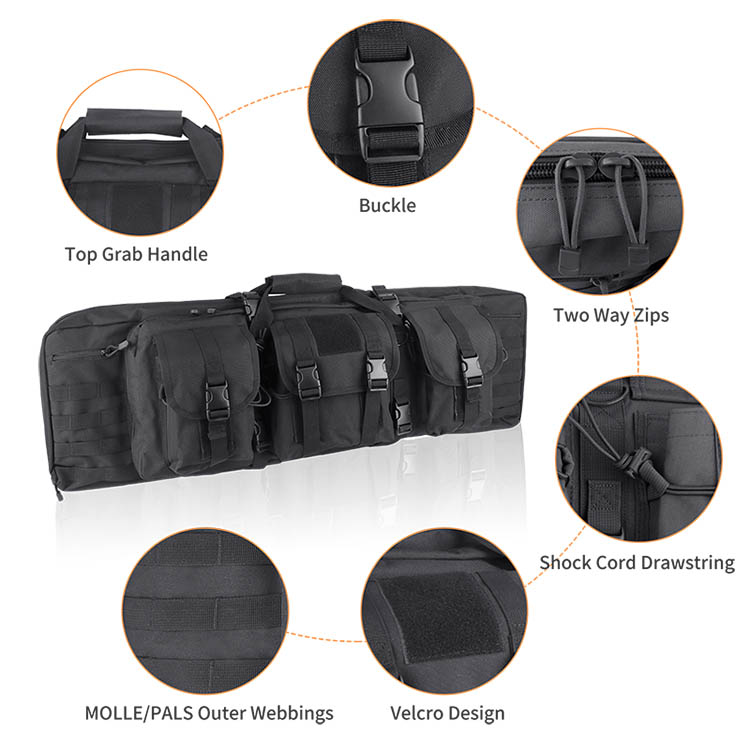 Top Rated Tactical 36" Double Rifle Case