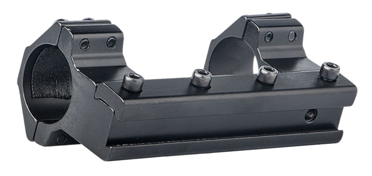One-Piece 1" High Dual Ring Dovetail Scope Mount 