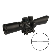3.5-10X40EG  Rifle Scope Illuminated Mil Dot Reticle with Red Laser
