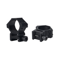 30mm See-Thru Medium Profile Dual Picatinny Scope Rings