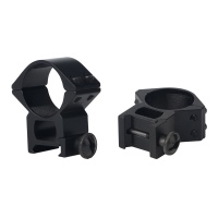 30mm See-Thru High Profile Dual Picatinny Scope Rings