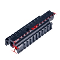 AR-15 Flat Top Tri-Rail Riser Mount