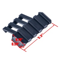 30 Degree Angle Offset Mount Picatinny Low Profile Adaptor
