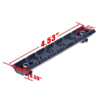 4.5 Inch M4/M-16/AR-15 Handguard Picatinny Rail