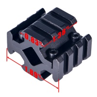3 Slot Universal Quad Rail Barrel Mount