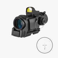 1-4X32F Magnified Rifle Scope with Mini Red Dot Reflex Sight