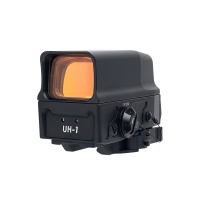 Optics AMG UH-1 Holographic Sight 1x 1 MOA Dot with Integral Weaver / Picatinny Mount