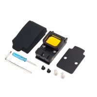 ANS Flip Dot Pistol Sight with 20mm Rail BK
