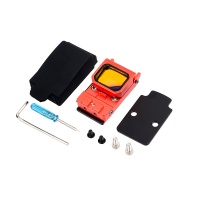 ANS Flip Dot Pistol Sight with 20mm Rail RED
