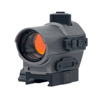 D10 Red Dot Sight 1.5 MOA Manual Key Switch with 20mm Riser Moun Gray