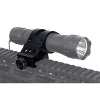 1" 25.4mm Angled Offset Low Profile Picatinny Ring Mount