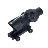 Tactical Hunting Rifle Scope Optic Fiber 4X32 Green BDC reticle