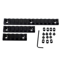 5 7 13 Slot M-Lok Picatinny Rail Set for M-Lok Handguard 3 Pieces