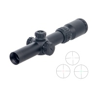 COBRA FANGS 1-4X24 Riflescope Red Green Mil-Dot Reticle