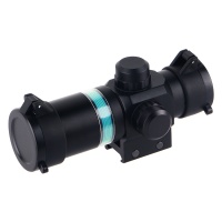 2x28 Rifle Scope Green Fiber Optic