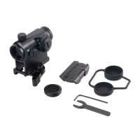1X24 Red Green Dot Sight Scope QD Quick Release Hight Mount 20mm Rails Dual Mount