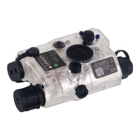 Transparent Appearance PEQ15 LA-5 UHP Green Laser IR Laser LED Tactical Flashlight