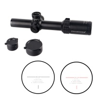 1-6x24E Rifle Scope with Illuminated Red Reticle