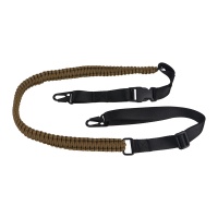 Paracord Rifle/Shotgun Tactical 2 Point Sling with Quick Release Metal Hooks