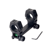 One Piece Bubble Level Picatinny Rail 1" 30mm High Profile Scope Mount