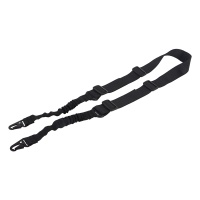 Rifle Adjustable Multi Mission Tactical Two Point Bungee Sling with Quick-release Metal Hook
