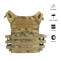 Tactical Assault Airsoft Vest MOLLE  Plate Carrier Black
