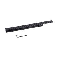 24 Slots 11mm Dovetail to 20mm Picatinny Mount Adapter