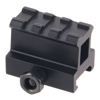 1" High Riser See Through 3 Slot Picatinny Mount
