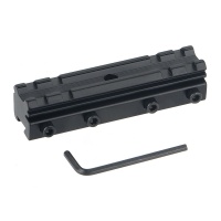 Dovetail To Weaver Picatinny .22 Rifle Adapter 4 Slot