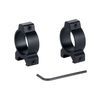 Fixed Black 30mm Rings
