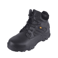 Tactical Sport Boots Leather Zip Duty Military Combat oots