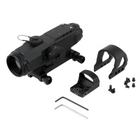 4x 24 Rifle Scope with Red Dot Sight