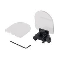 Round Lens Cover Shields Rail Mounted Sight Protector 20mm rails