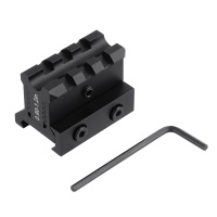 3 Slots  Adjustable Height Picatinny Riser Mount for Red Dot Sight
