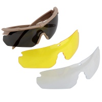 Tactical Shooting Glasses with 3 Interchangeable Lens