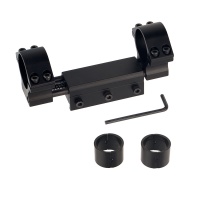 30mm / 25.4mm adjustable zero recoil scope mount with stop pin