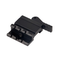 3-Slot 45 Degree Angle Picatinny Rail Mount QD Lever
