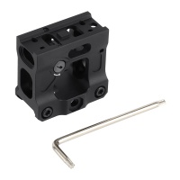 Tactics Scope Riser Mount UN Universal Red Dot Sight Mount for 20mm rail Airsoft T1 / T2 BK