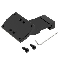 Picatinny 35 Degree Offset Optics Red Dot base plate,  RMR Specifications Adapter
