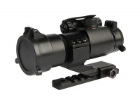 Hunting Riflescopes 1X32mm M2 Sighting Telescope Laser Gun Sight with Reflex Red /Green Dot Scope for Picatinny Rail  BK