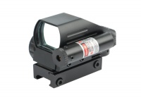 Electro-Dot HD103B Holographic Red/Green Reflex Scope & Red Laser Sight Combo For 20 mm Rail 4 Reticles