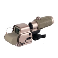 558 Holographic Sight & G33 Magnifier with Flip Mount Picatinny Rail