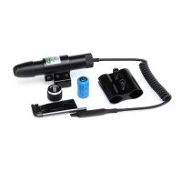 Tactical Green Dot Laser Sight Scope With Pressure Switch 11/20mm Barrel Mount For air gun rifle