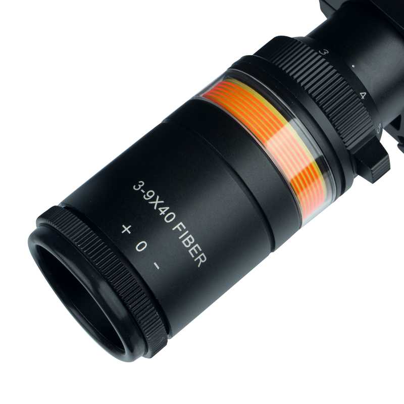 ANS 3-9x40 Riflescope Fiber Optic with Triangle-Post Reticle