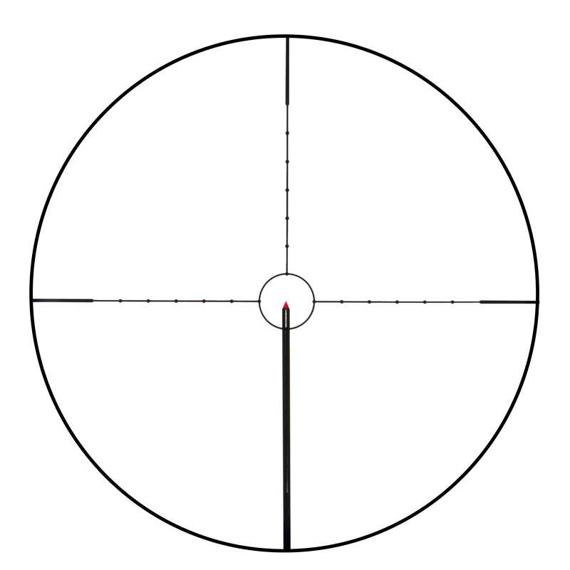 ANS 3-9x40 Riflescope Fiber Optic with Triangle-Post Reticle